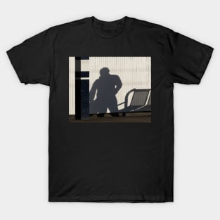 Shadow Man waiting T-Shirt